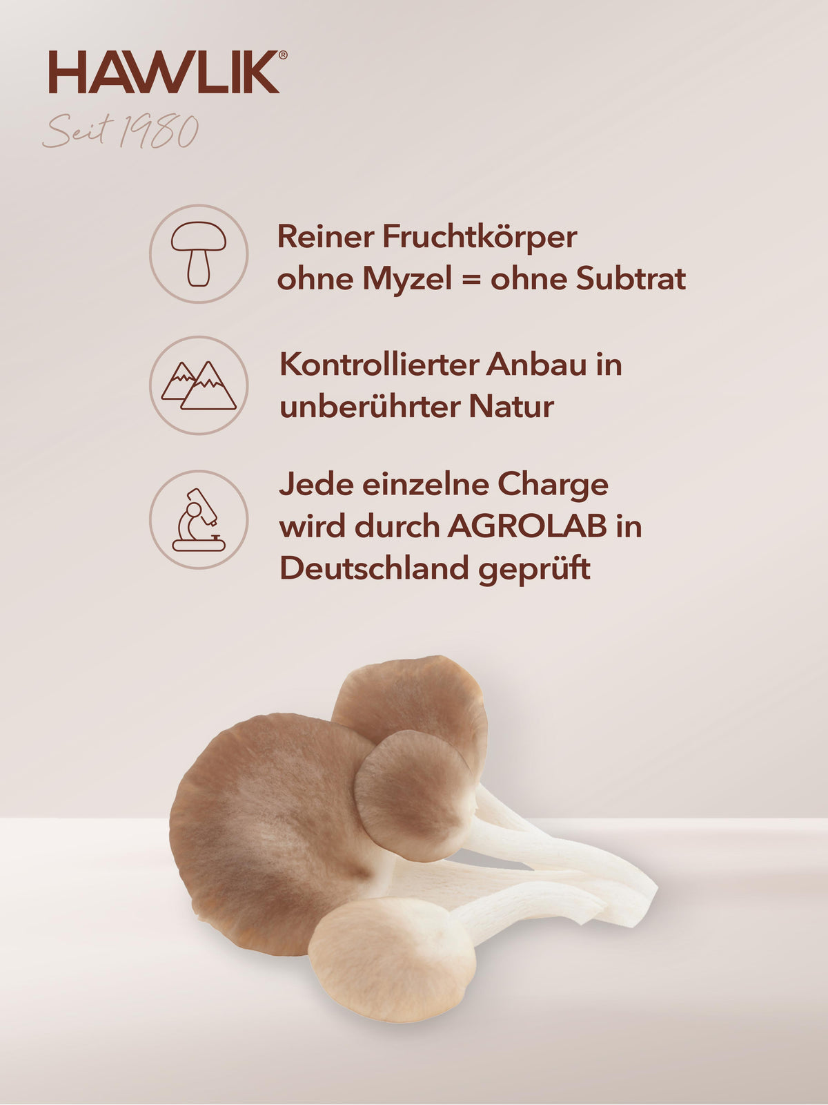 Info: Jede Charge wird durch Agrolab in Deutschland geprüft