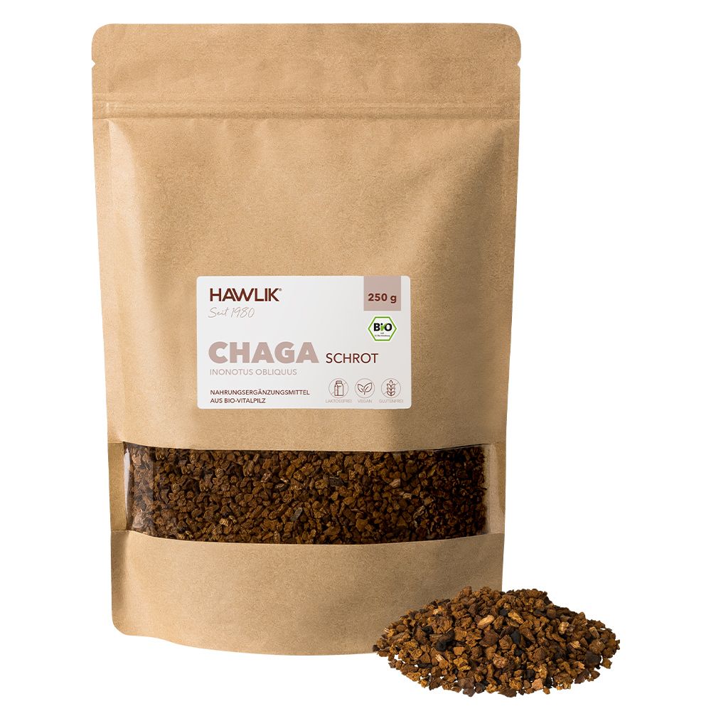 HAWLIK Bio Chaga Schrot 250 g