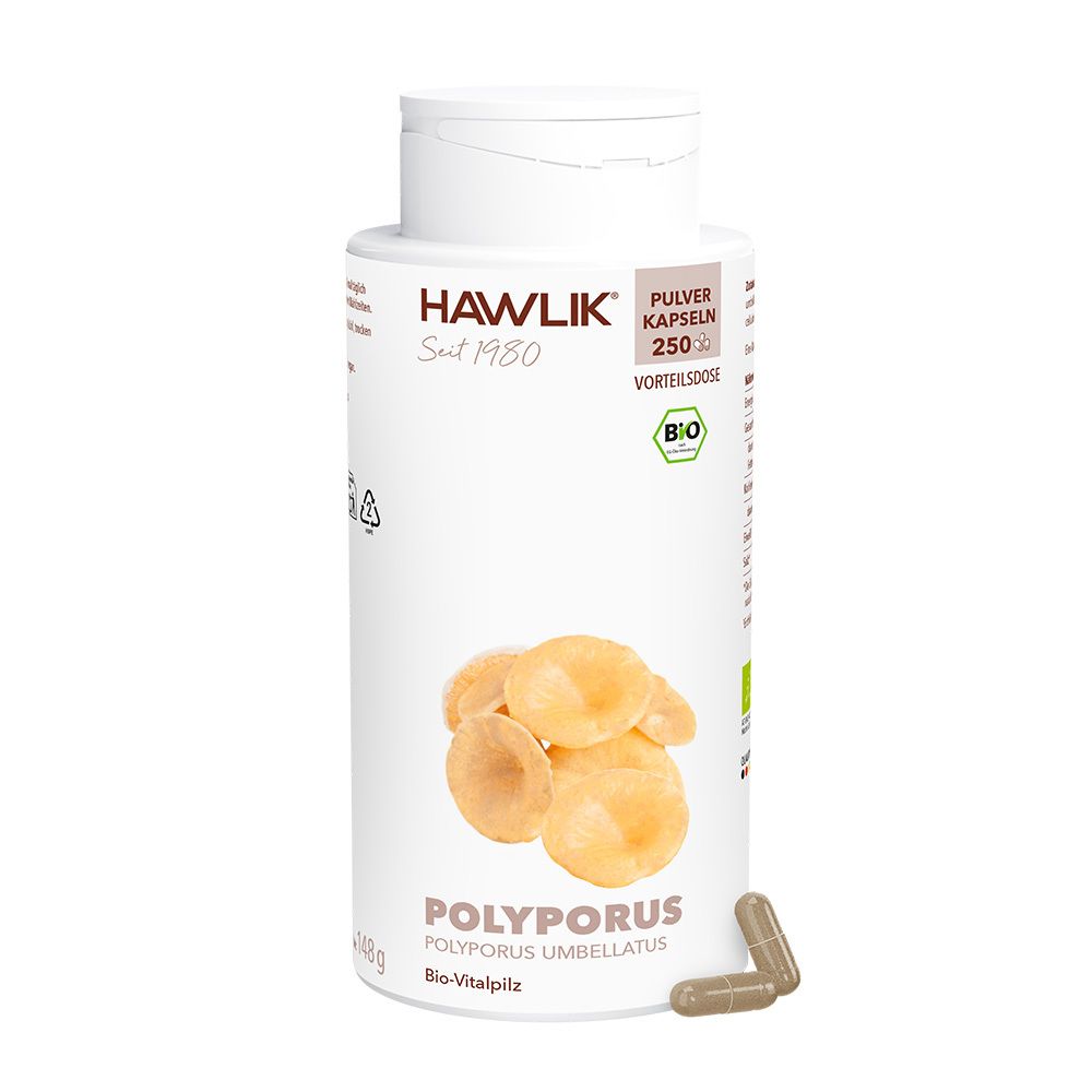 HAWLIK Bio Polyporus 250 Pulver Kapseln