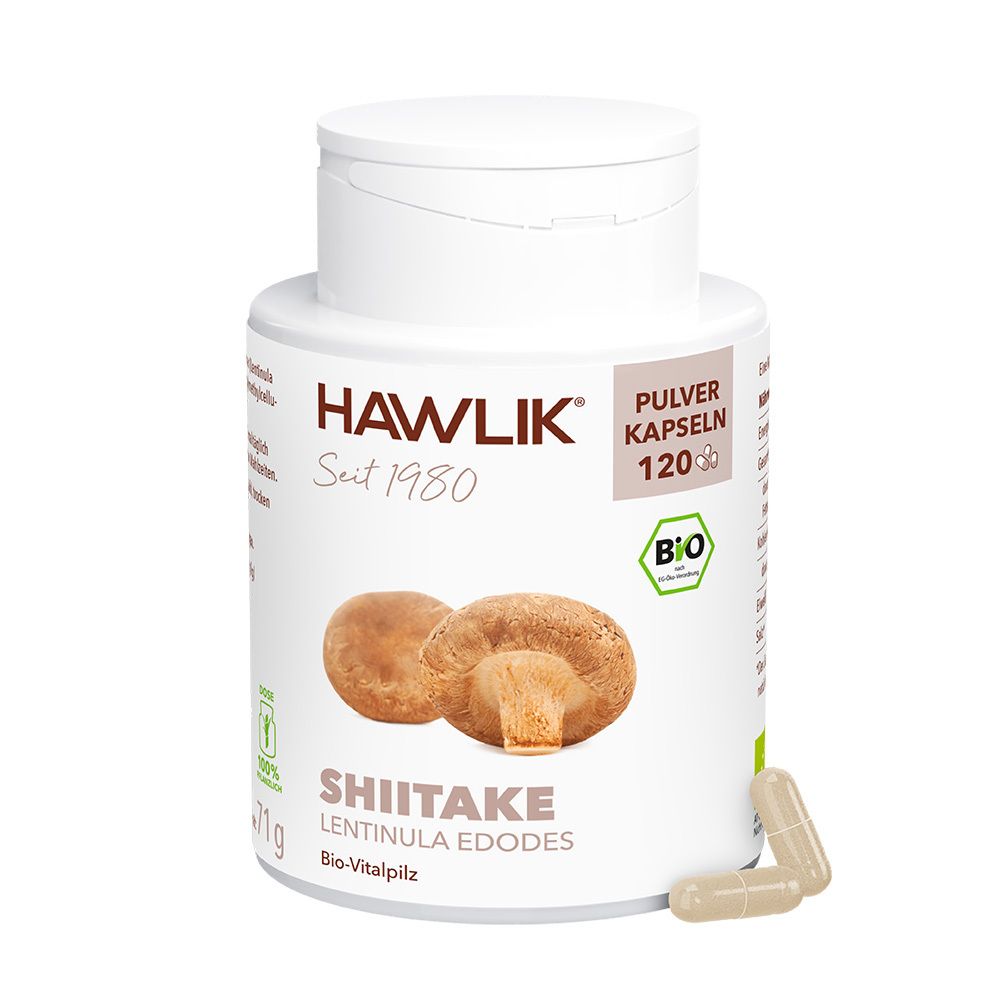 HALWIK Bio Shiitake 120 Pulver Kapseln