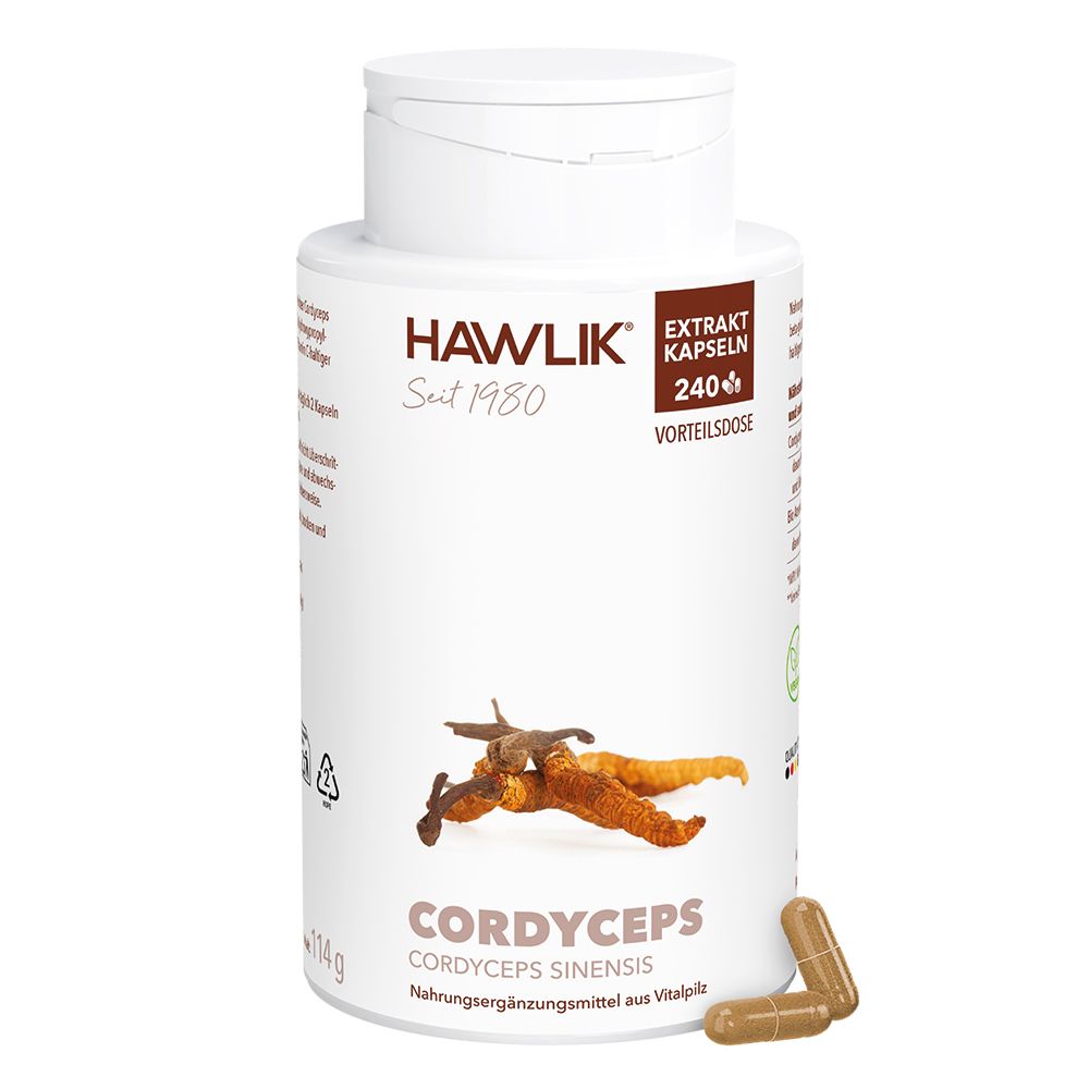 HAWLIK Cordycesp 240 Extrakt Kapseln