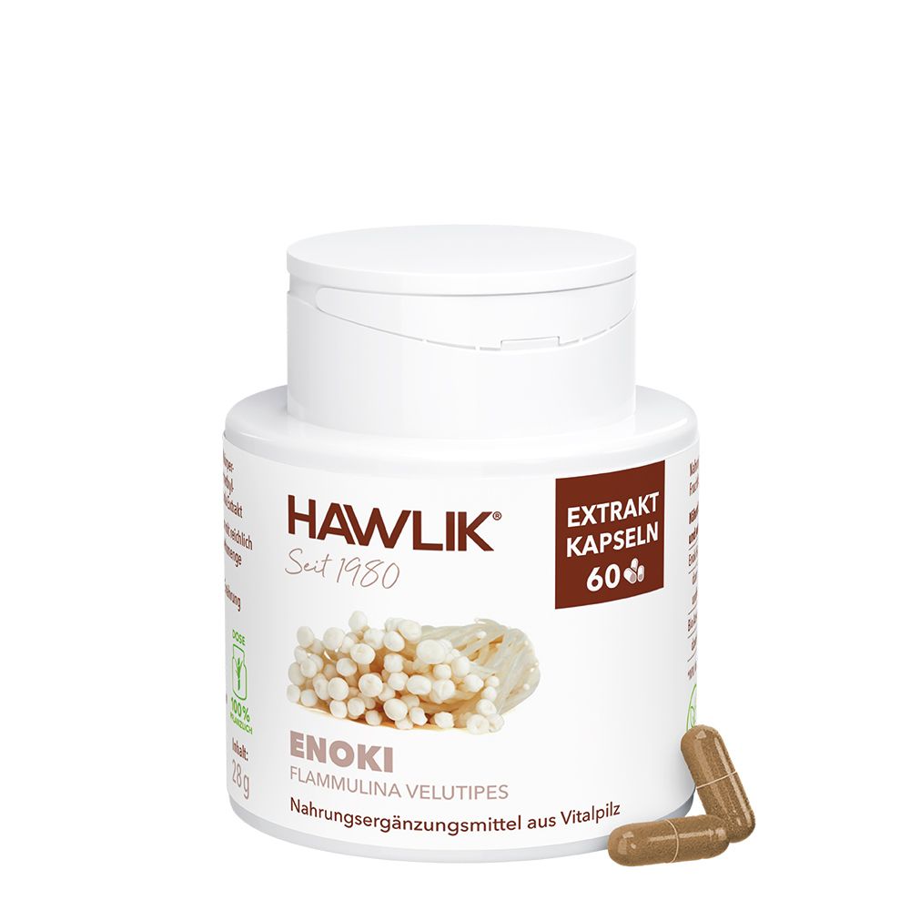 HAWLIK Enoki 60 Extrakt Kapseln