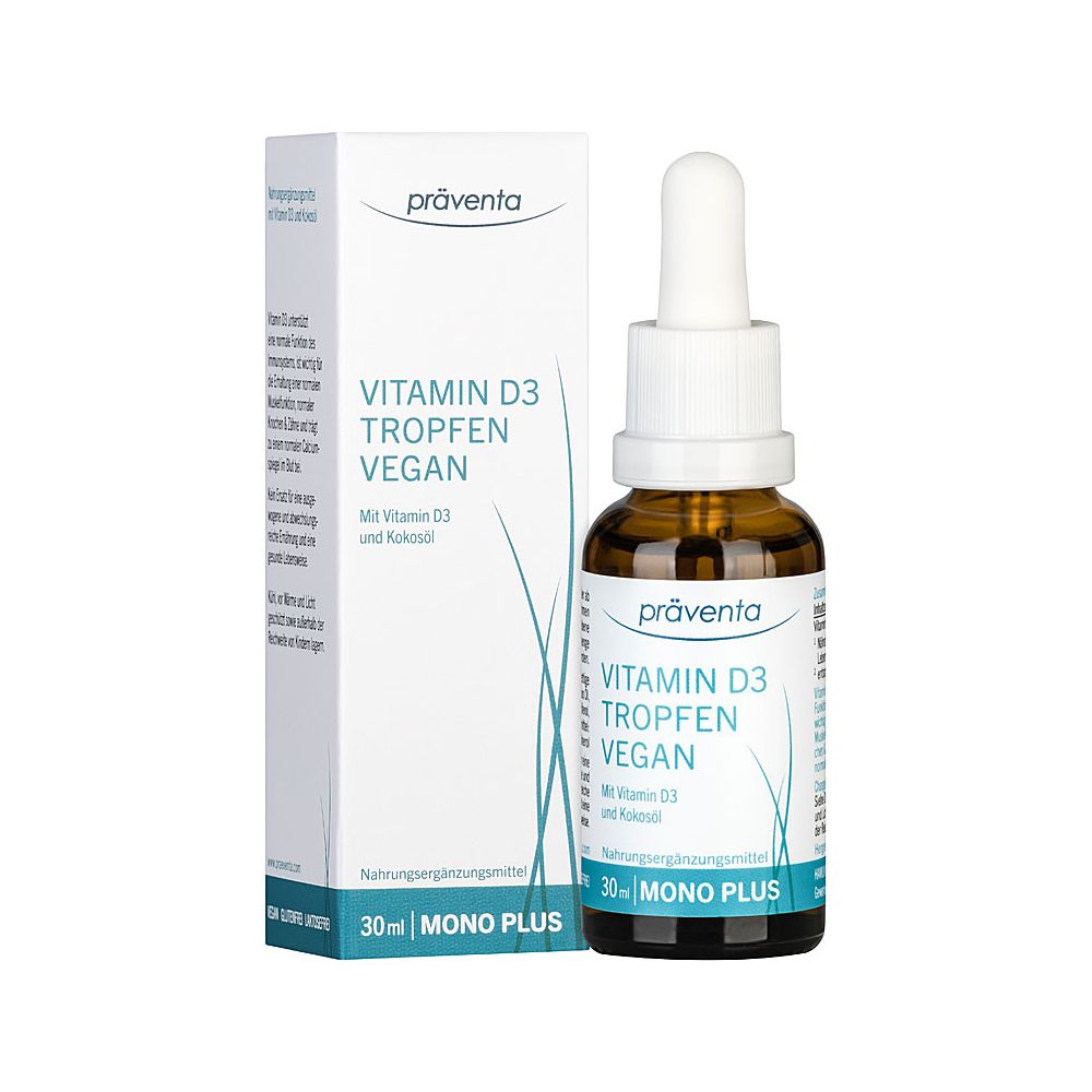 Präventa Vitamin D3 Tropfen vegan 30 ml