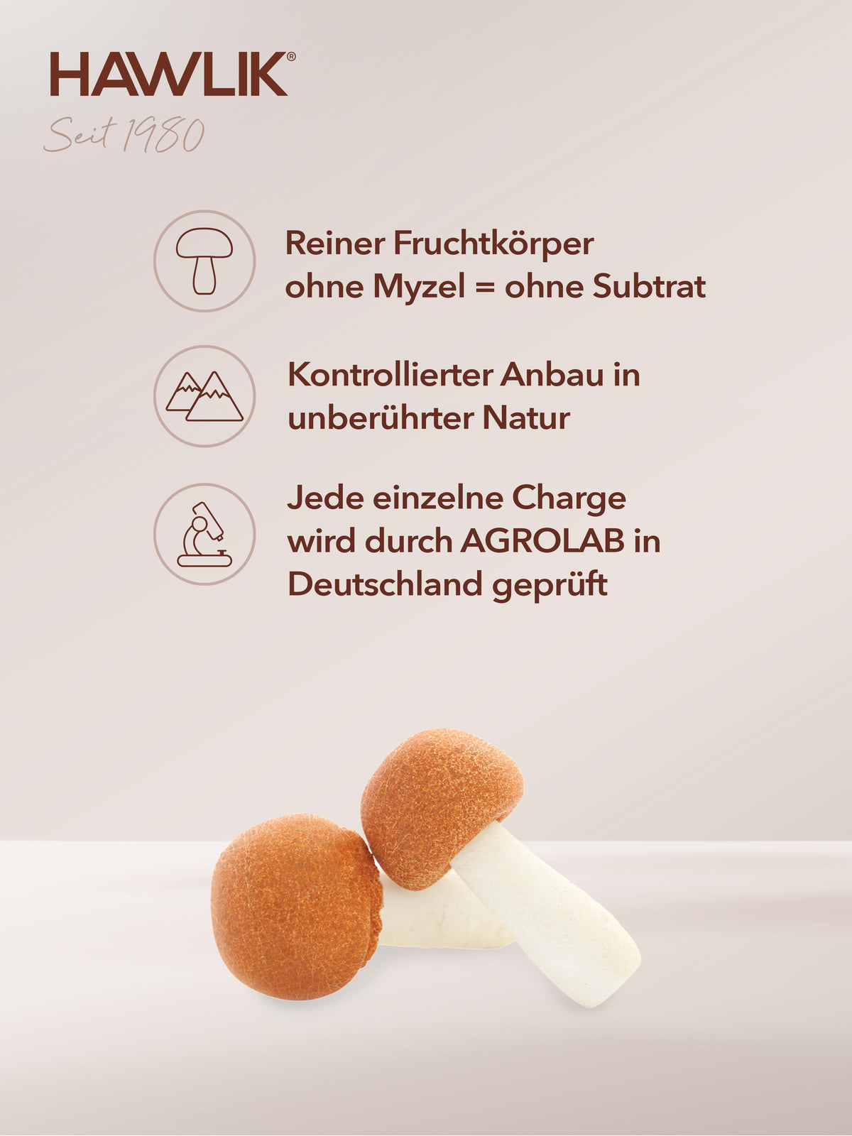 Info: Jede Charge wird durch Agrolab in Deutschland geprüft