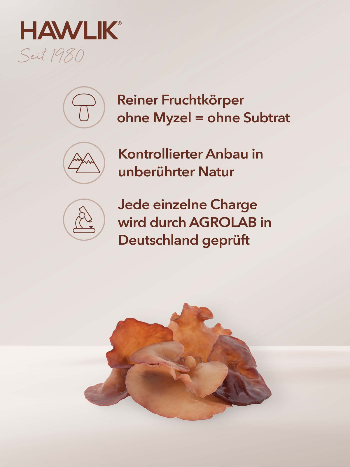 Info: Jede Charge wird durch Agrolab in Deutschland geprüft