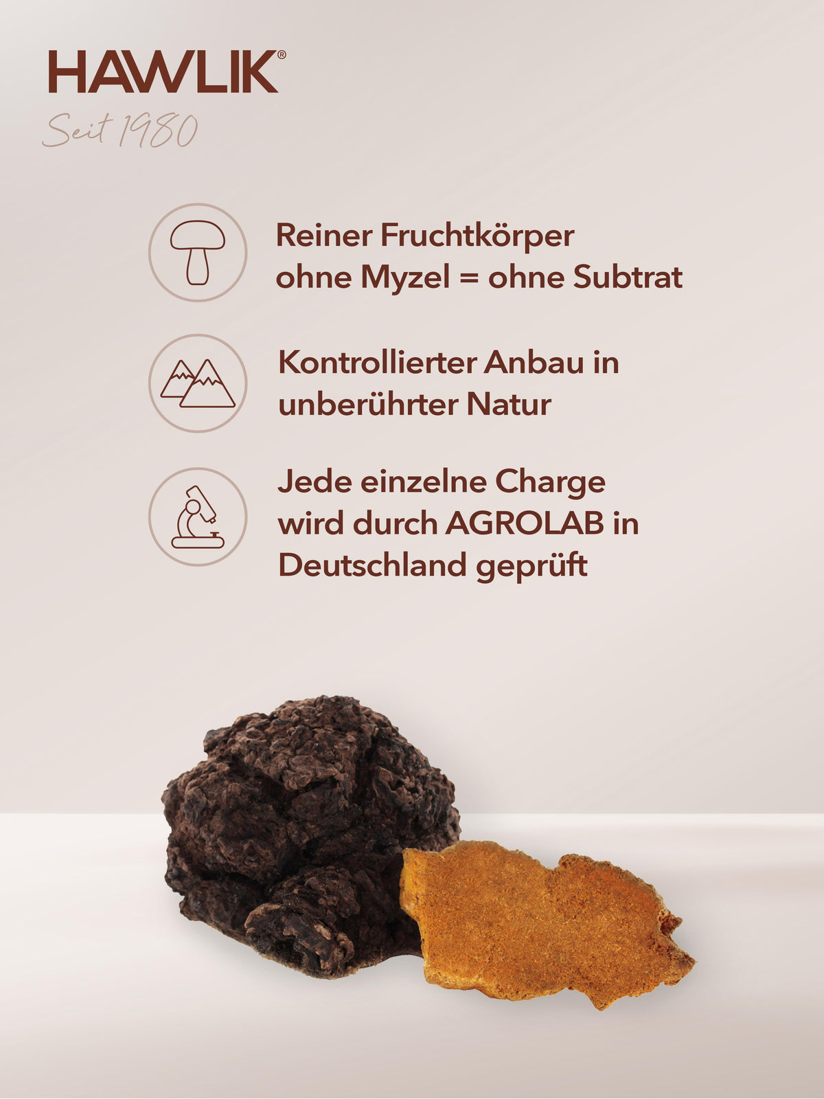 Info: Jede Charge wird durch Agrolab in Deutschland geprüft