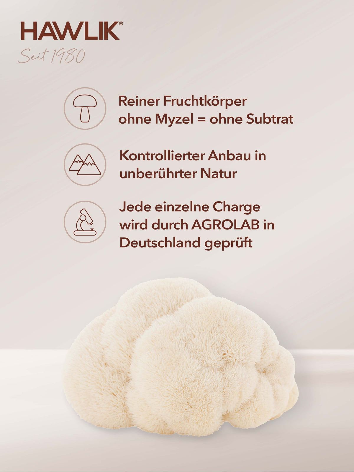 Info: Jede Charge wird durch Agrolab in Deutschland geprüft