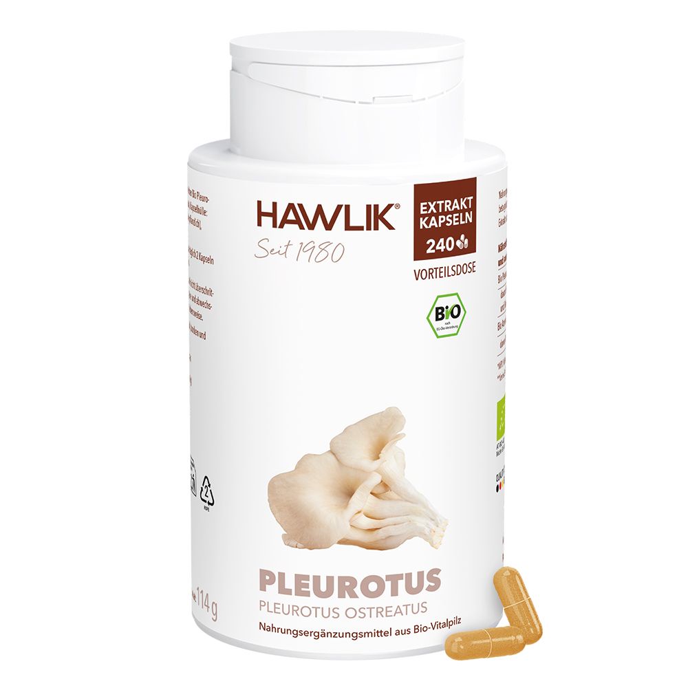 HAWLIK Bio Pleurotus 240 Extrakt Kapseln