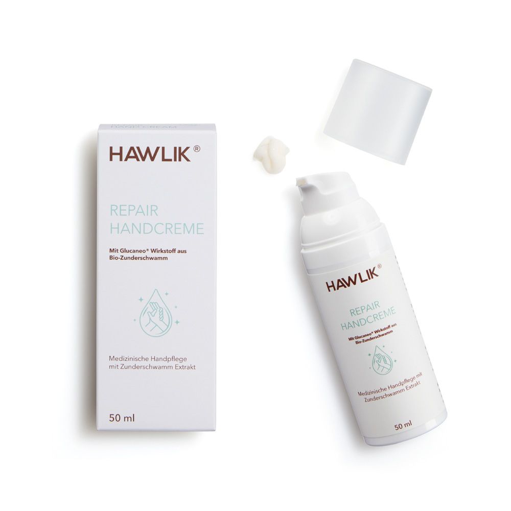 HAWLIK Repair Handcreme mit Zunderschwamm 50 ml
