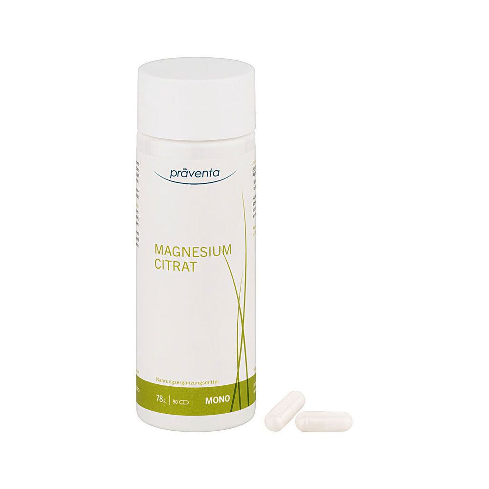 Präventa Magnesium Citrat 90 Kapseln